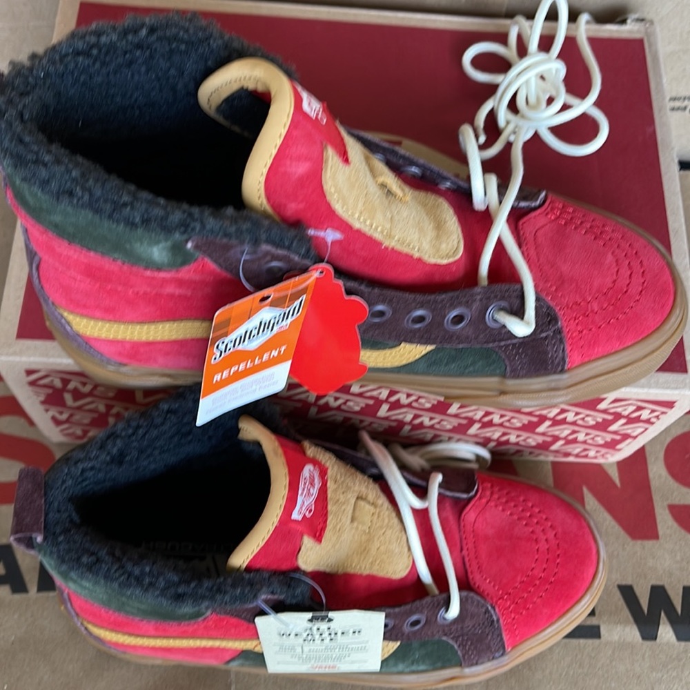 Vans Sk8-Hi 46 MTE Dx Poinsettia /Forest Night sneakers WMNS boots - Picture 3 of 16